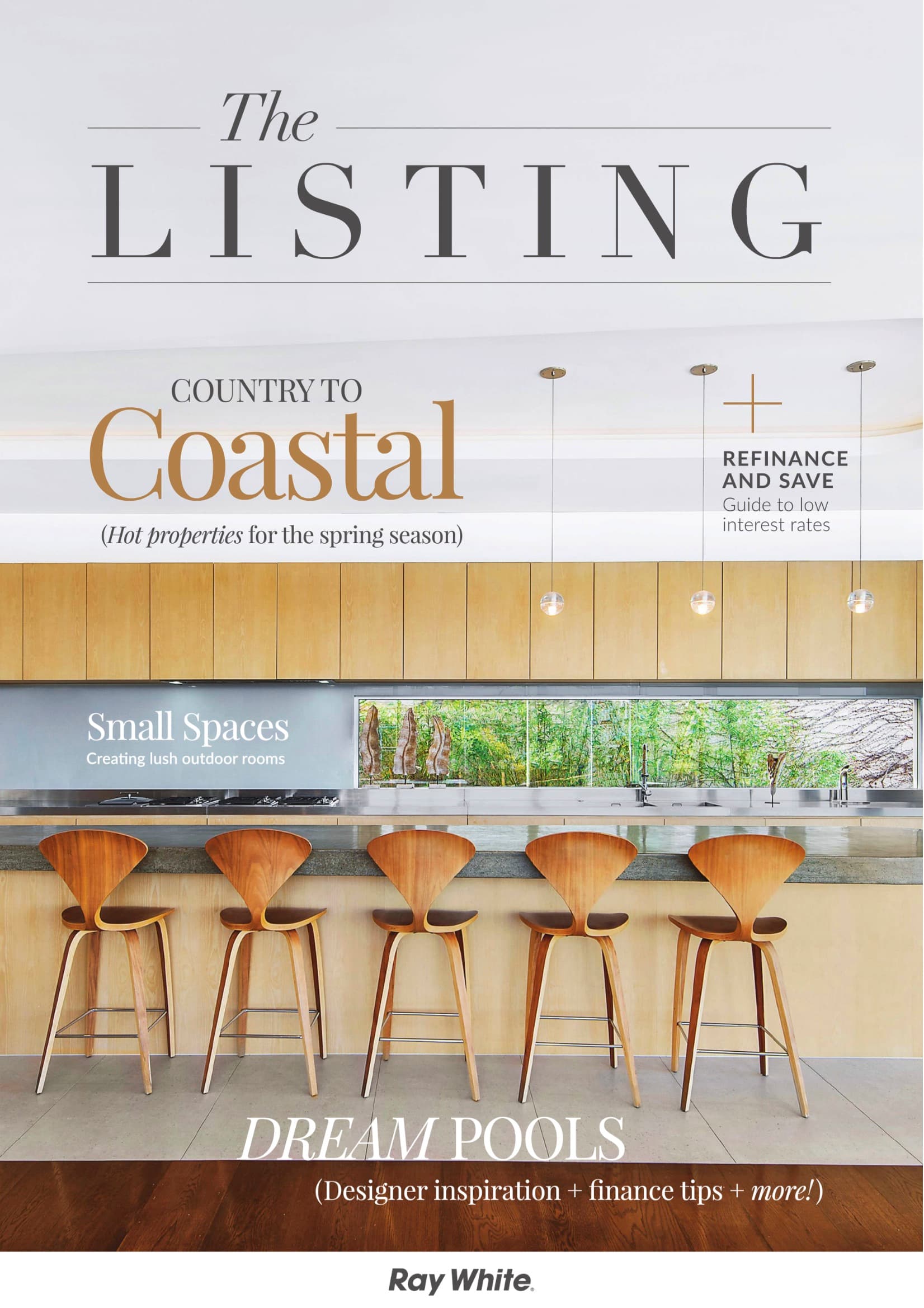 Cover of Ray White's The Listing magazine, Spring 2016 edition