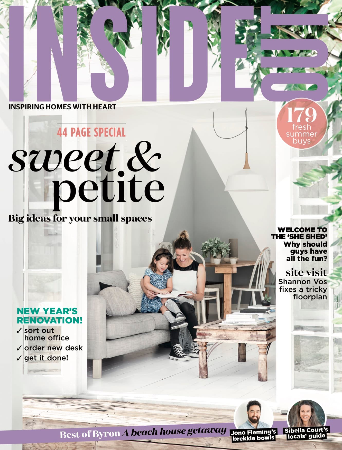 Cover of Inside Out magazine, January 2018 edition