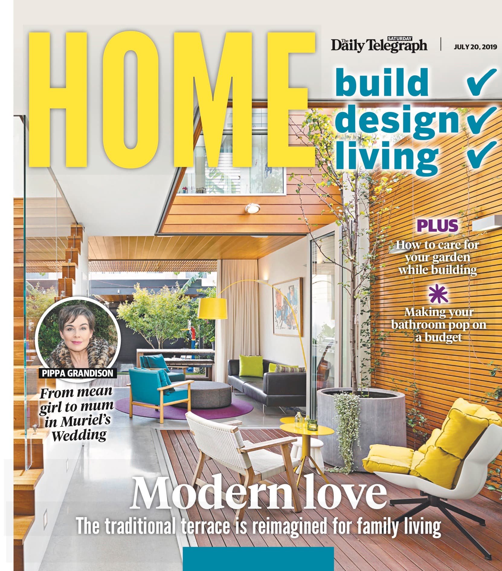 Cover of The Daily Telegraph Home lift-out, July 2019