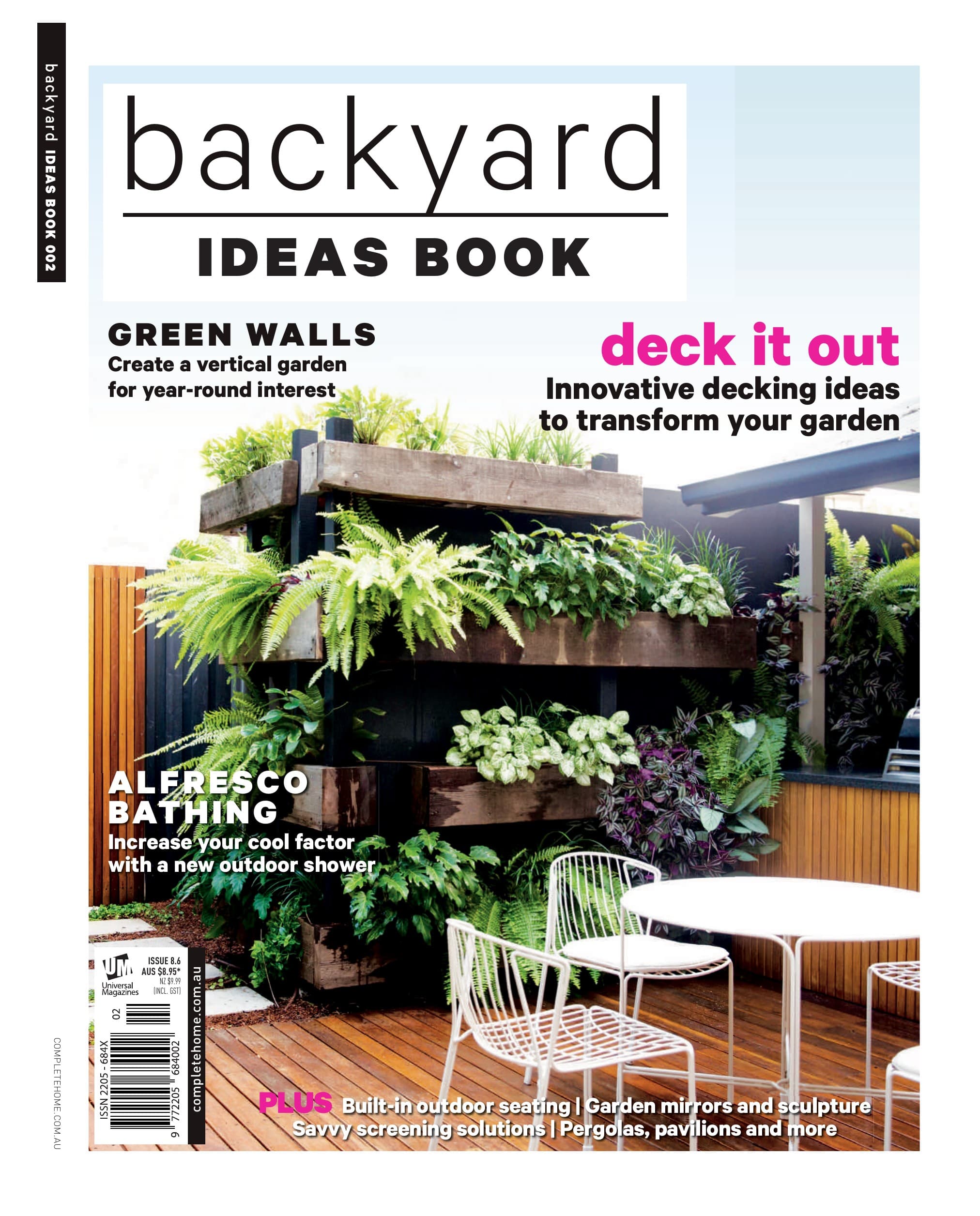 Backyard Ideas Book cover, 2017