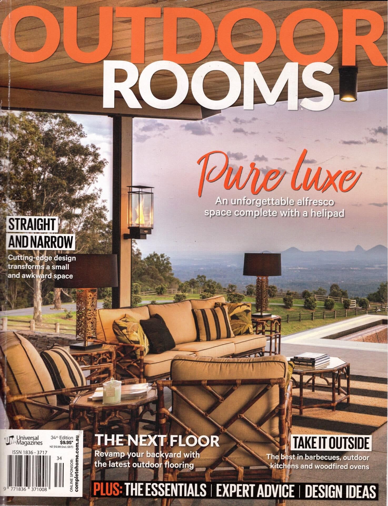 Outdoor Rooms magazine, Issue 34 (February 2017) — cover